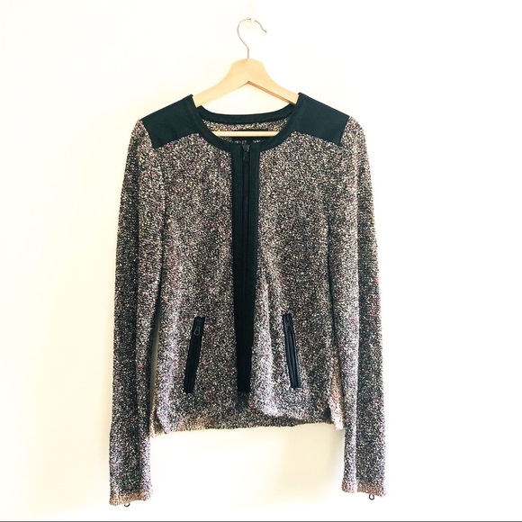 Rag & Bone Lory Tweed Zip Moto Jacket – Size Medium (Designer) - Picture 6 of 16